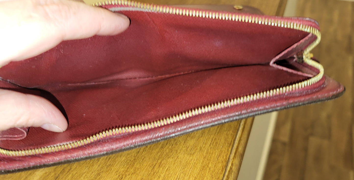 Louis Vuitton Portefeuille Insolite with Red Interior Long Wallet